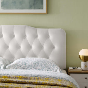 Annabel Diamond Tufted Performance Velvet Full Headboard by Modway