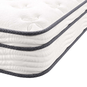 Jenna 8" Innerspring and Foam Narrow Twin Mattress by Modway