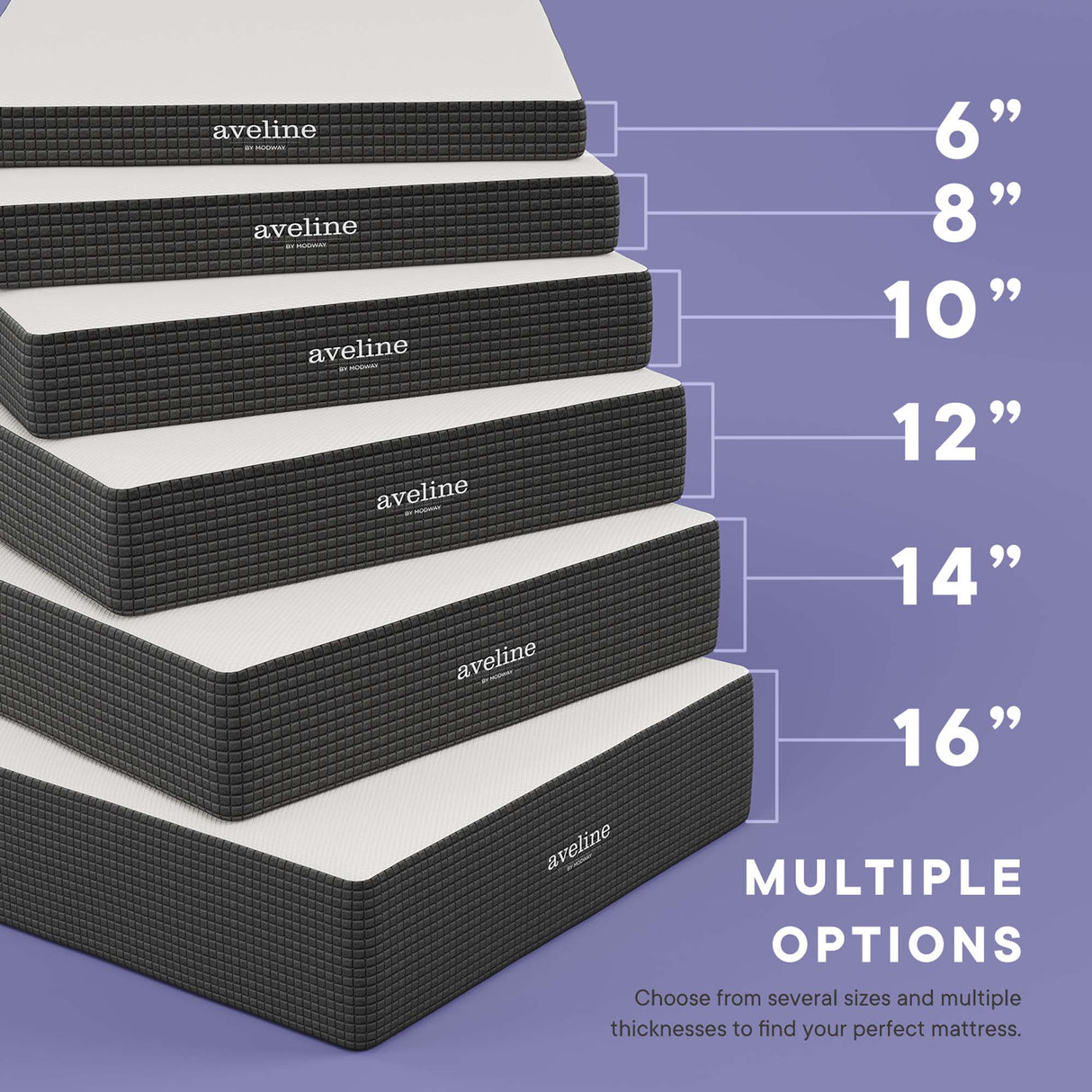 Aveline 6" Narrow Twin Mattress by Modway