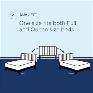 Alyson Angular Channel Tufted Performance Velvet Full/Queen Headboard by Modway
