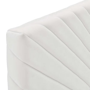 Alyson Angular Channel Tufted Performance Velvet Headboard by Modway