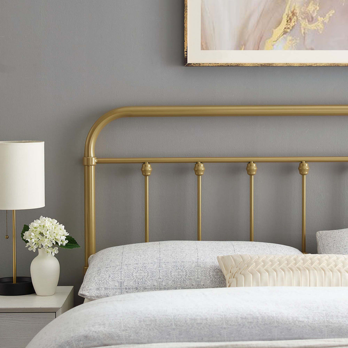 Sage Metal King Headboard by Modway
