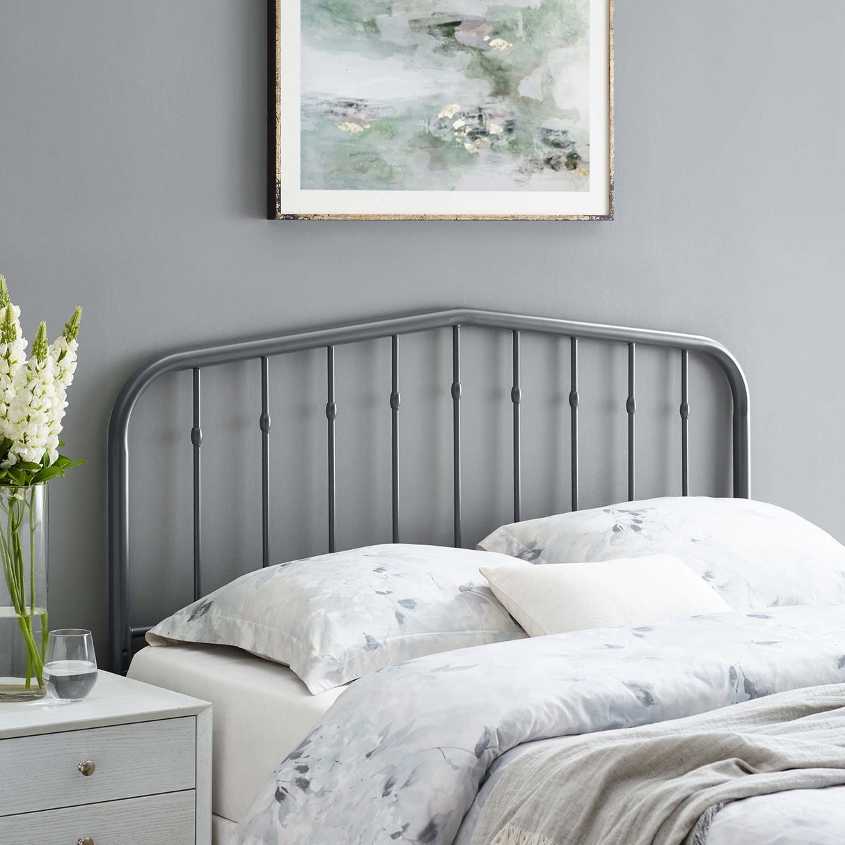 Lennon Metal Twin Headboard by Modway