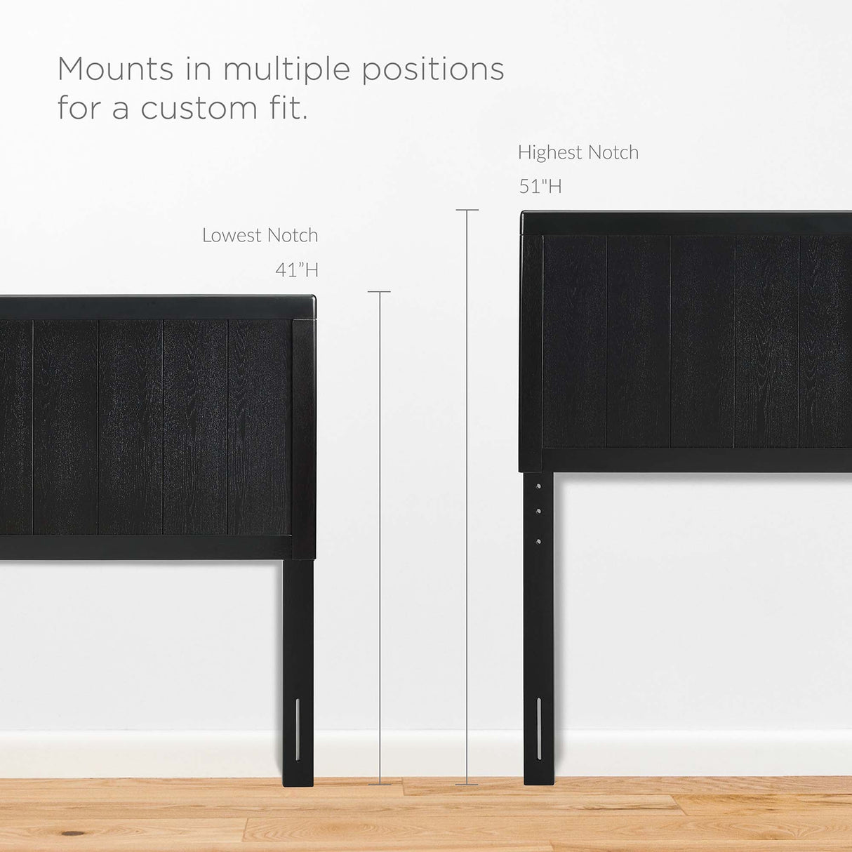 Robbie Wood Twin Headboard by Modway