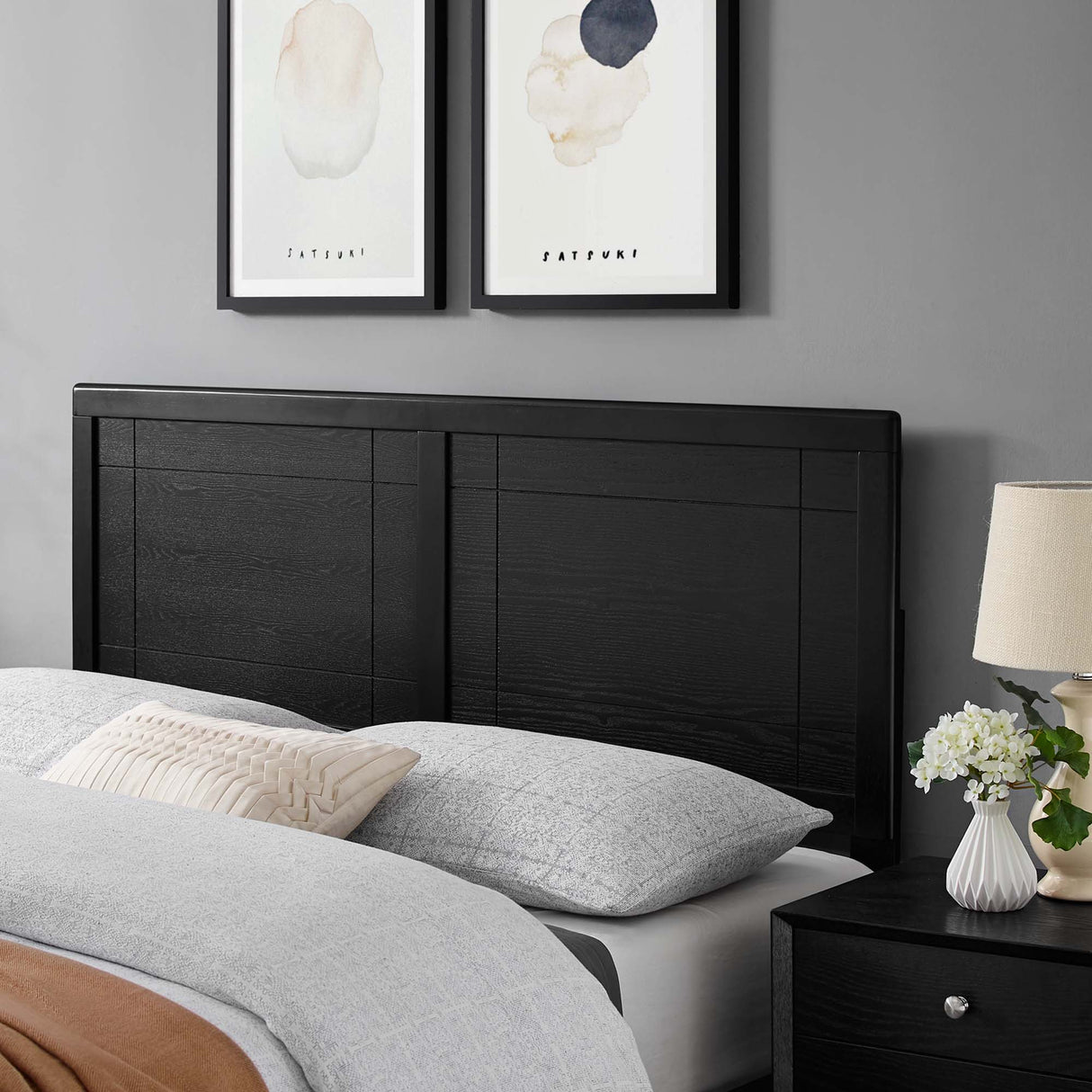 Archie Wood King Headboard by Modway