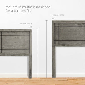 Archie Wood King Headboard by Modway