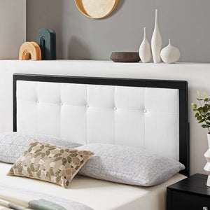 Draper Tufted Fabric and Wood Twin Headboard by Modway