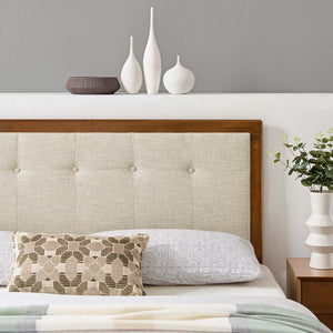 Draper Tufted Fabric and Wood Full Headboard by Modway