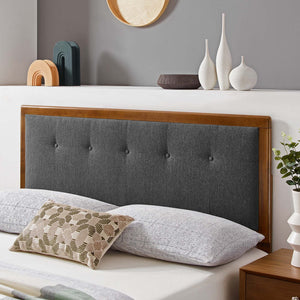 Draper Tufted Fabric and Wood Full Headboard by Modway