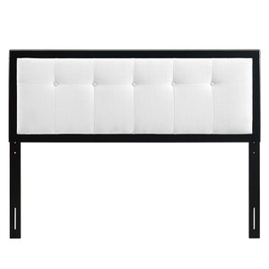 Draper Tufted Fabric and Wood King Headboard by Modway