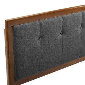 Draper Tufted Fabric and Wood King Headboard by Modway