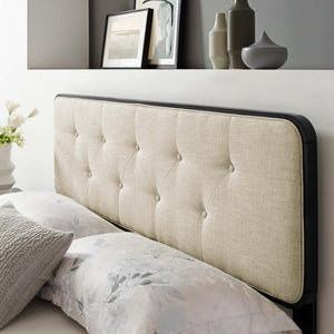 Collins Tufted Fabric and Wood Queen Headboard by Modway