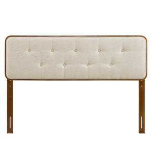 Collins Tufted Fabric and Wood Queen Headboard by Modway