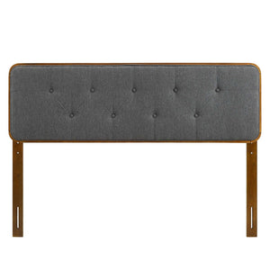 Collins Tufted Fabric and Wood Queen Headboard by Modway