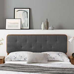 Collins Tufted Fabric and Wood Queen Headboard by Modway