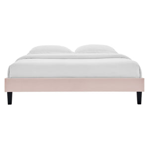 Reign Performance Velvet Twin Platform Bed Frame by Modway
