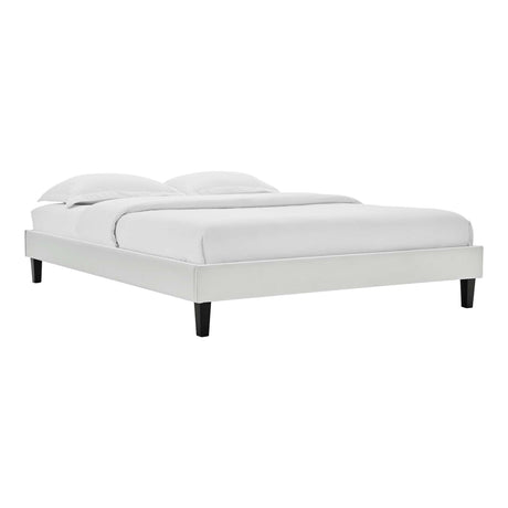Reign Performance Velvet Full Platform Bed Frame by Modway