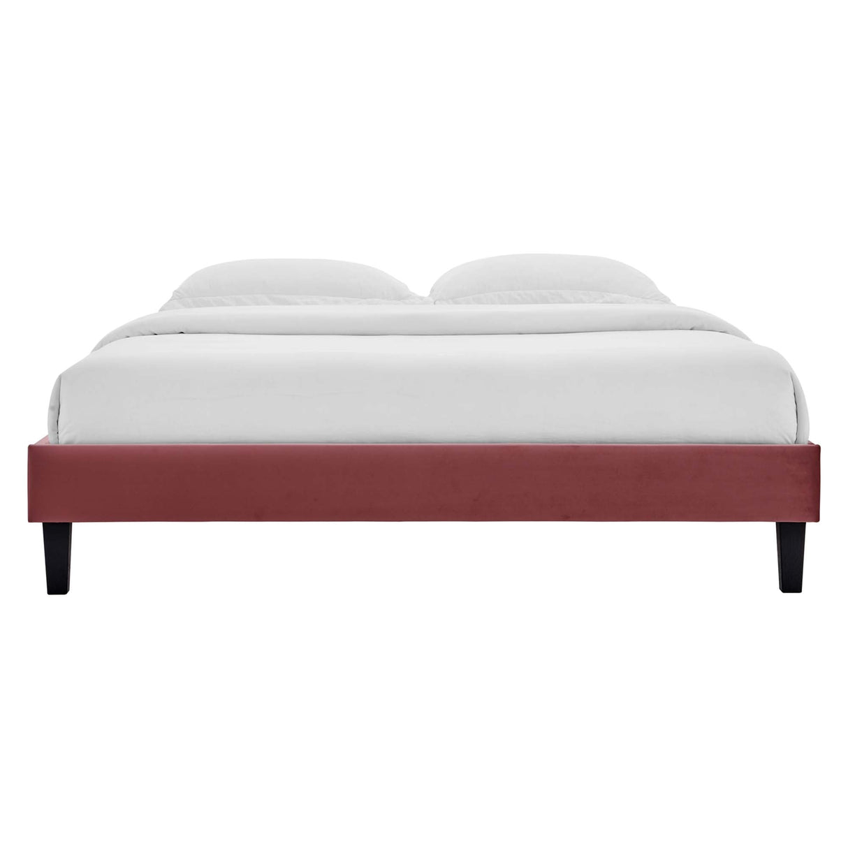 Reign Performance Velvet Queen Platform Bed Frame by Modway