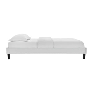 Reign Performance Velvet Queen Platform Bed Frame by Modway