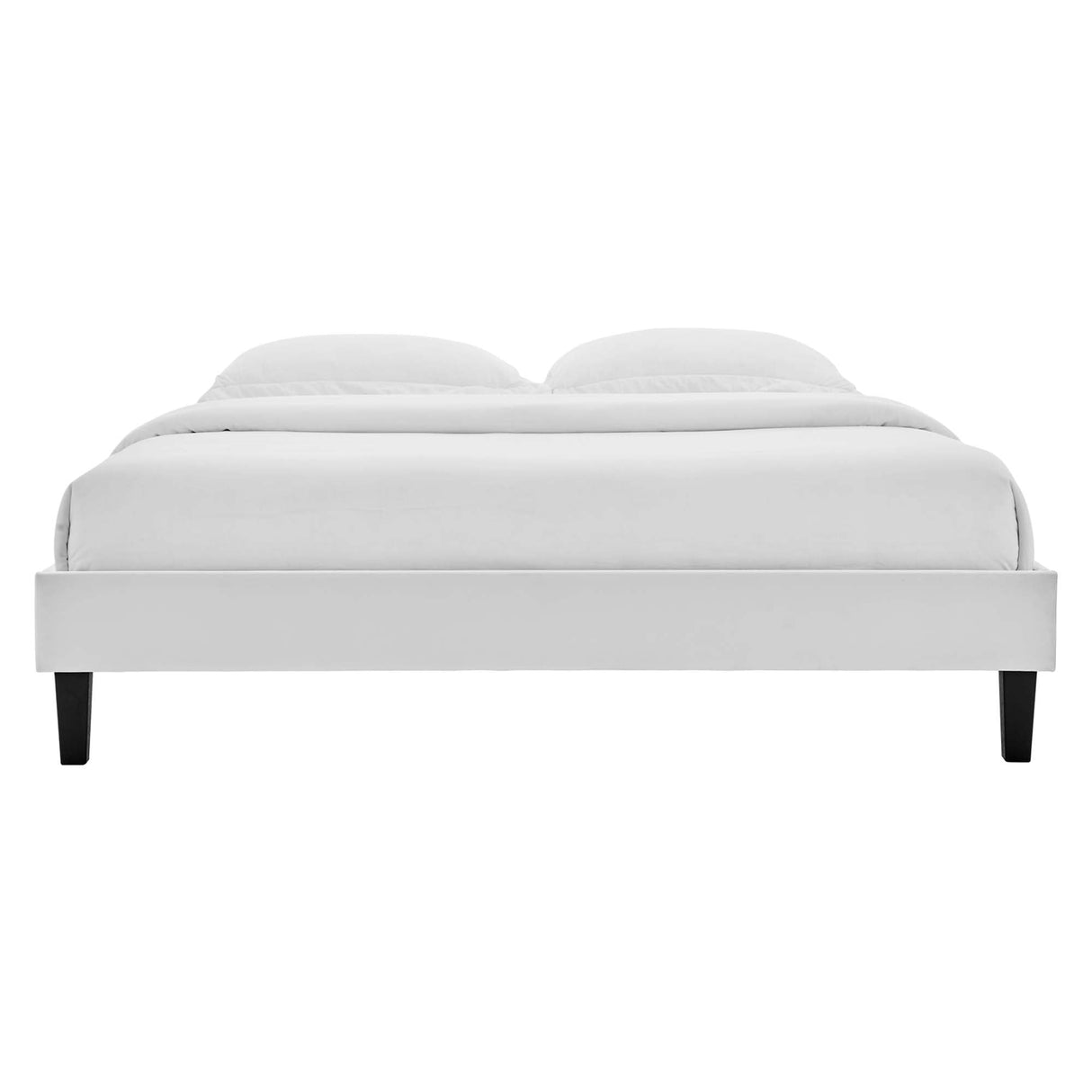 Reign Performance Velvet Queen Platform Bed Frame by Modway