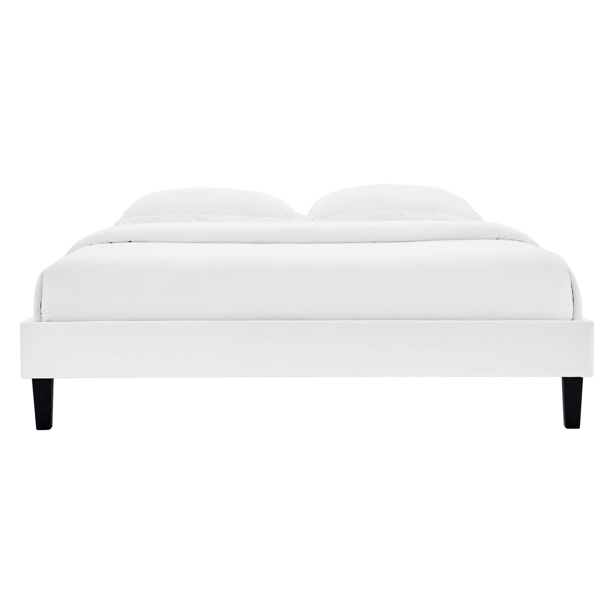 Reign Performance Velvet Queen Platform Bed Frame by Modway