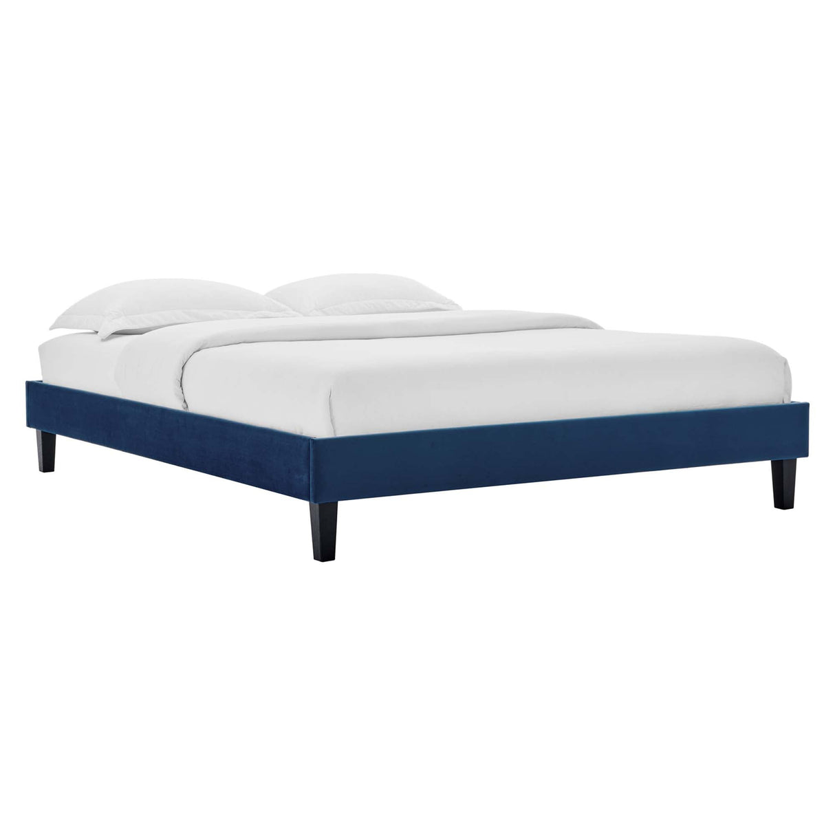 Reign Performance Velvet King Platform Bed Frame by Modway
