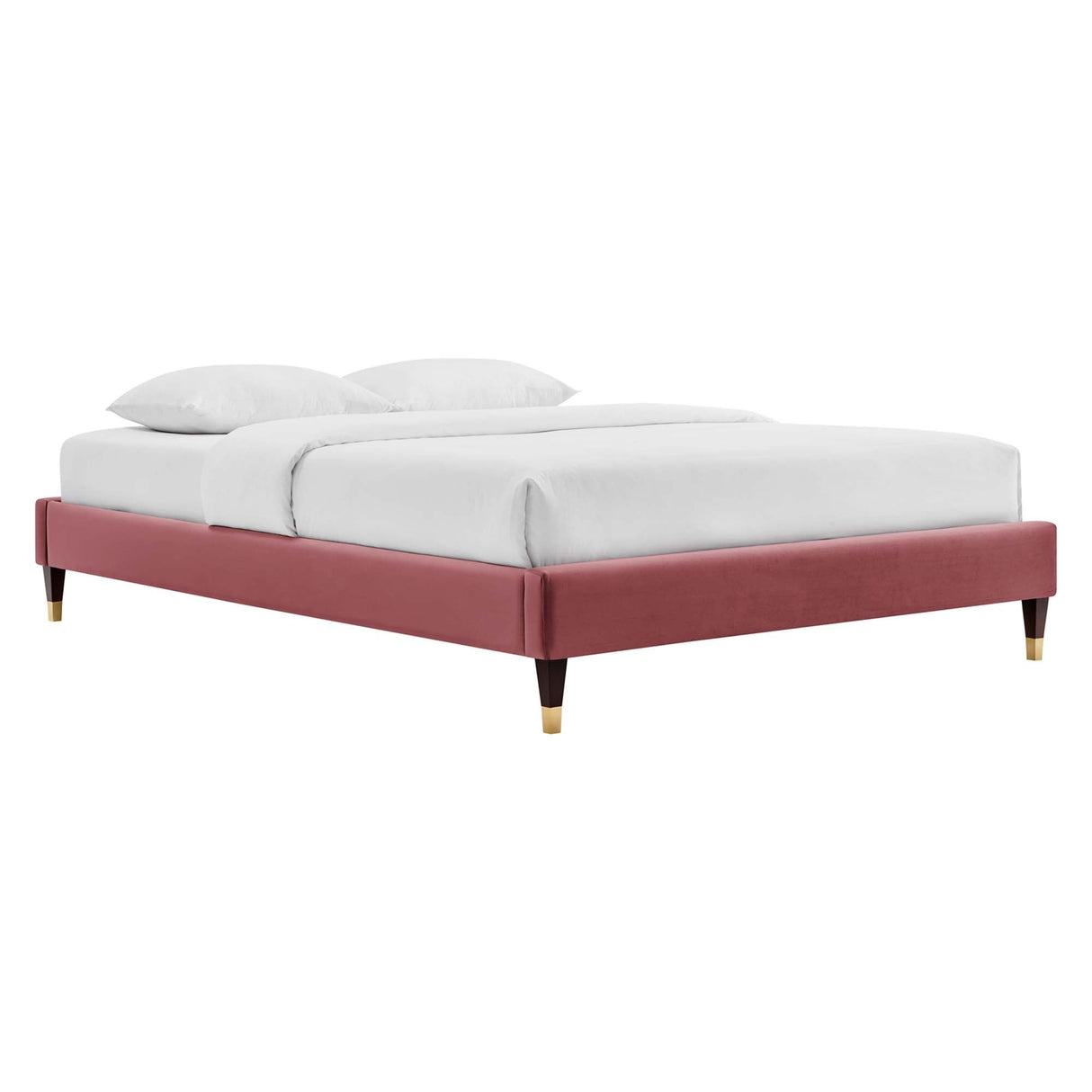 Harlow Performance Velvet King Platform Bed Frame by Modway