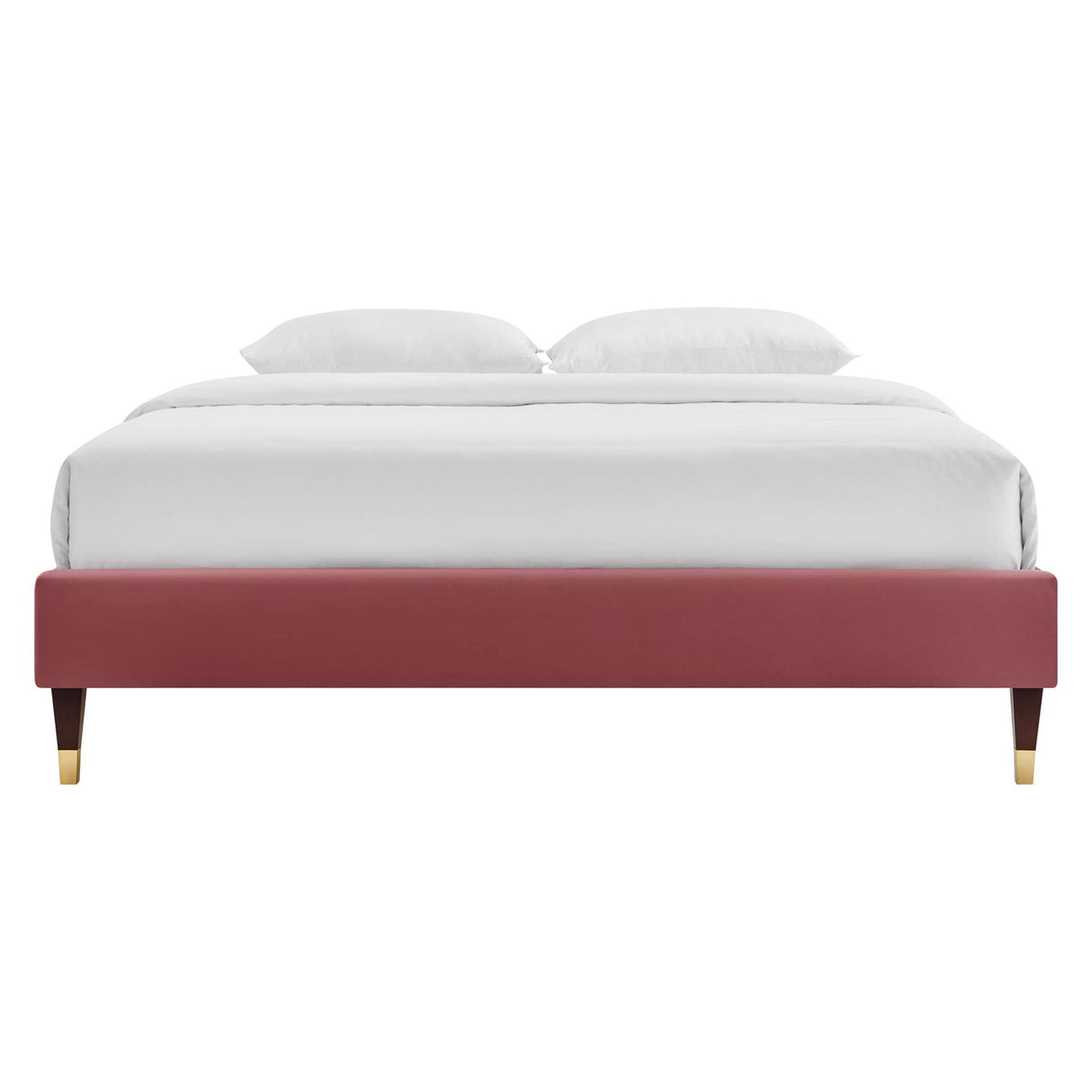 Harlow Performance Velvet King Platform Bed Frame by Modway