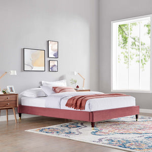 Harlow Performance Velvet King Platform Bed Frame by Modway