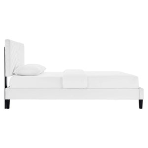 Roxanne Performance Velvet Queen Platform Bed by Modway