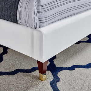 Roxanne Performance Velvet Queen Platform Bed by Modway