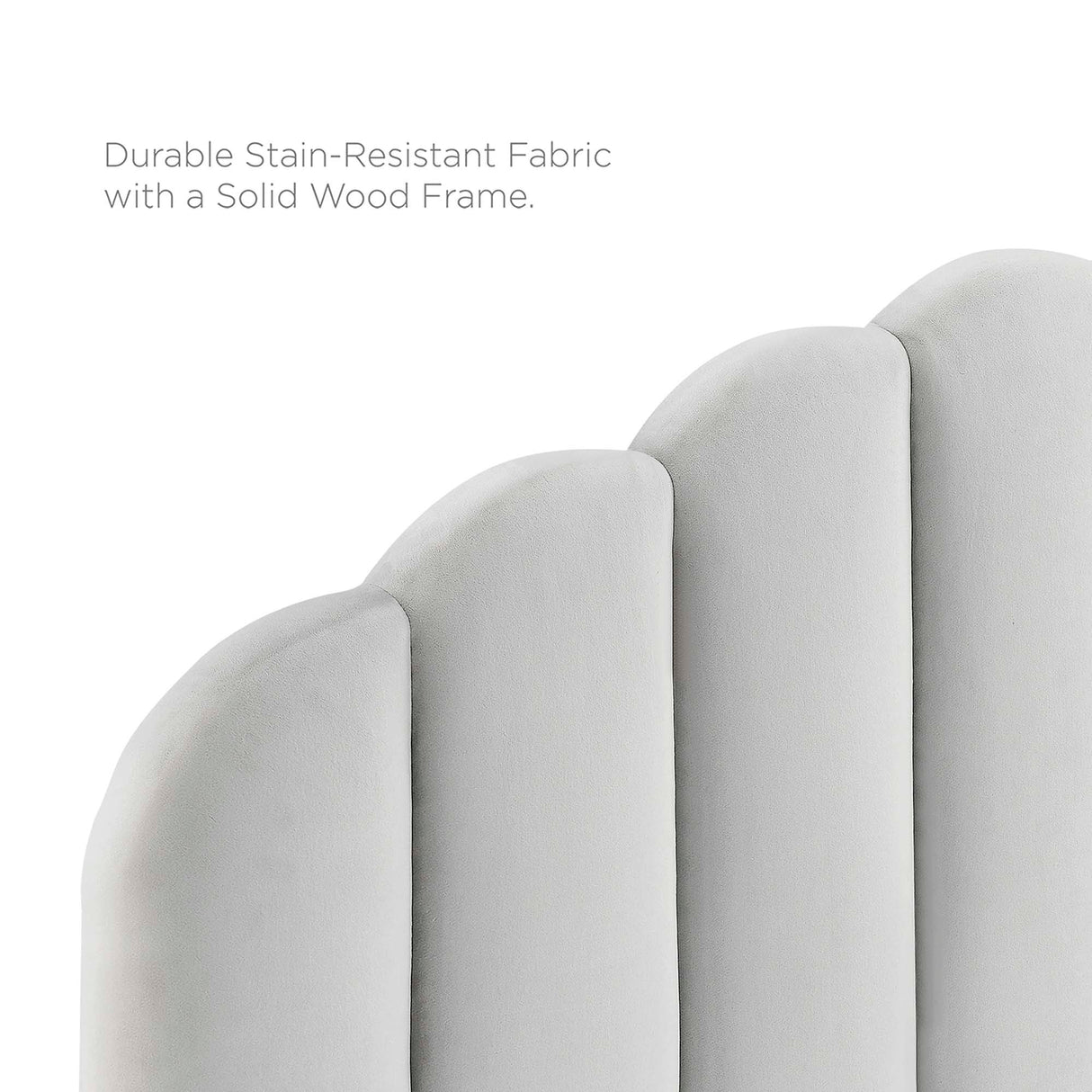Daisy Performance Velvet Queen Platform Bed by Modway