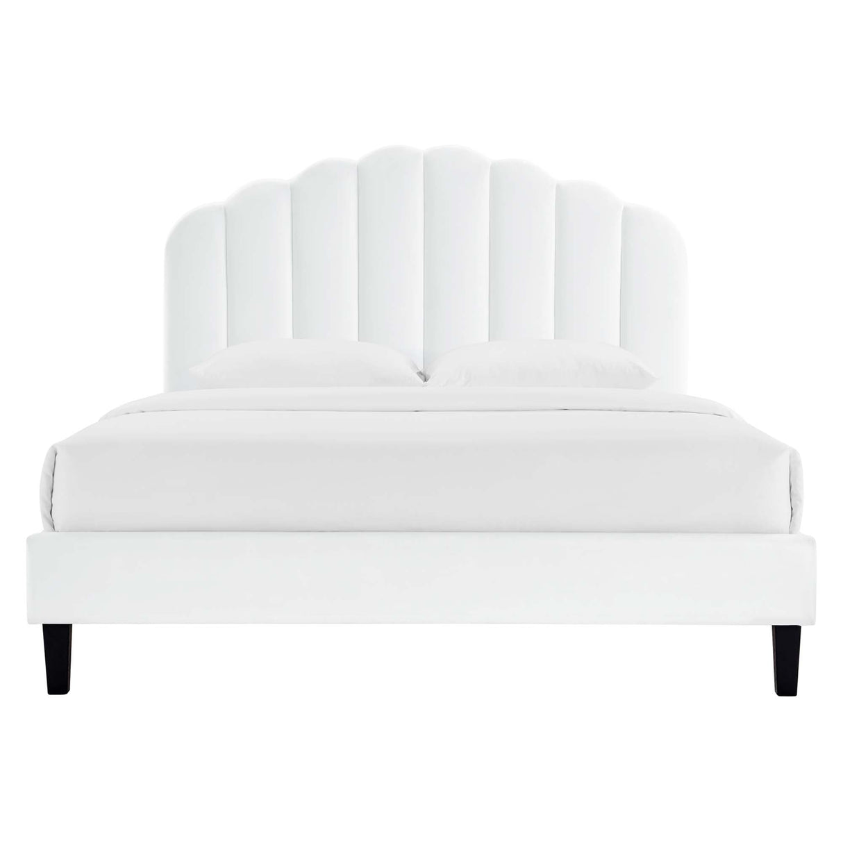 Daisy Performance Velvet Queen Platform Bed by Modway