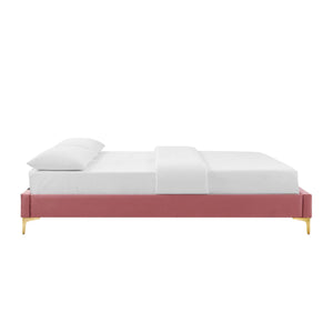 Sutton Performance Velvet King Bed Frame by Modway