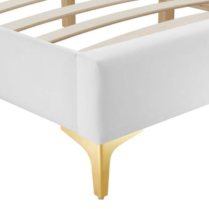Sutton Performance Velvet King Bed Frame by Modway