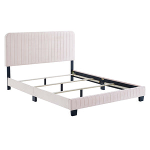 Celine Channel Tufted Performance Velvet Full Bed by Modway
