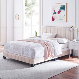 Celine Channel Tufted Performance Velvet Full Bed by Modway