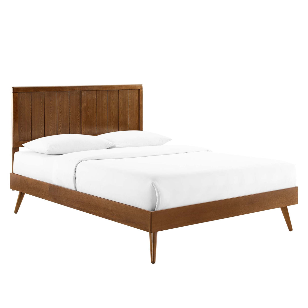 Alana Wood Queen Platform Bed with Splayed Legs by Modway