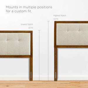 Willow Wood Queen Platform Bed With Angular Frame by Modway