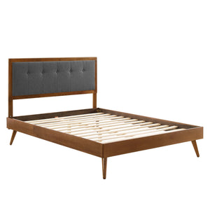 Willow Wood Queen Platform Bed with Splayed Legs by Modway