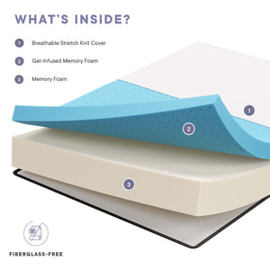 Aveline 12" Memory Foam Queen Mattress by Modway