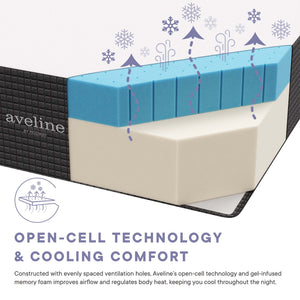 Aveline 16" Memory Foam Mattress by Modway