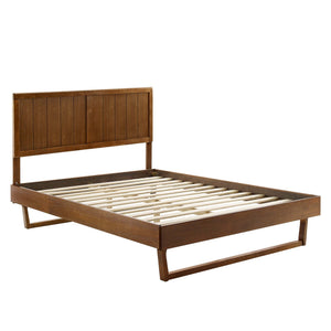 Alana Wood Full Platform Bed with Angular Frame by Modway