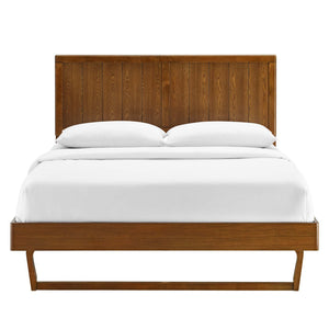 Alana Wood Full Platform Bed with Angular Frame by Modway