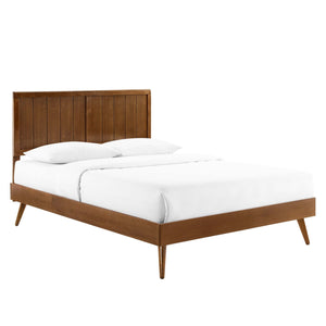 Alana Wood Twin Platform Bed with Splayed Legs by Modway