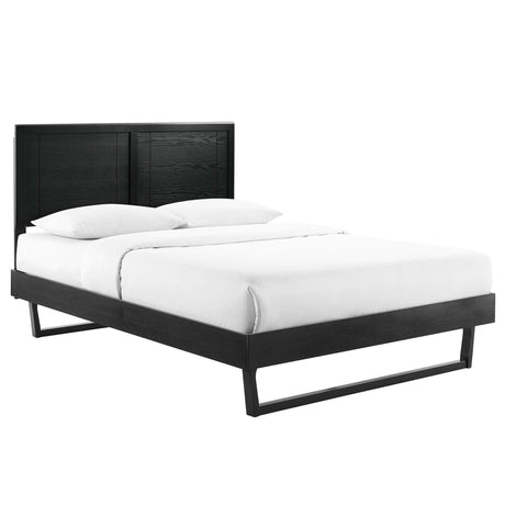 Marlee Wood Full Platform Bed With Angular Frame by Modway