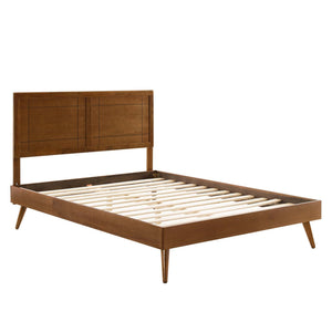 Marlee Wood King Platform Bed with Splayed Legs by Modway