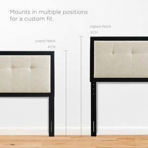 Willow Wood King Platform Bed With Splayed Legs by Modway