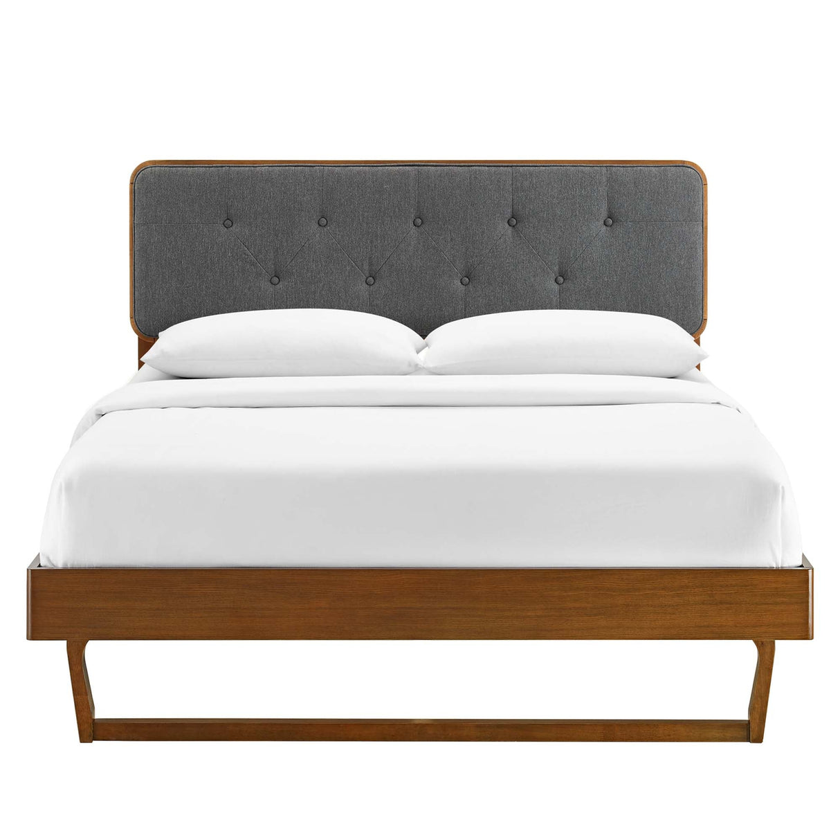 Bridgette Wood Full Platform Bed with Angular Frame by Modway