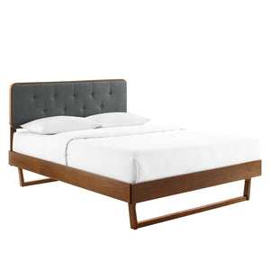 Bridgette Wood Twin Platform Bed With Angular Frame by Modway